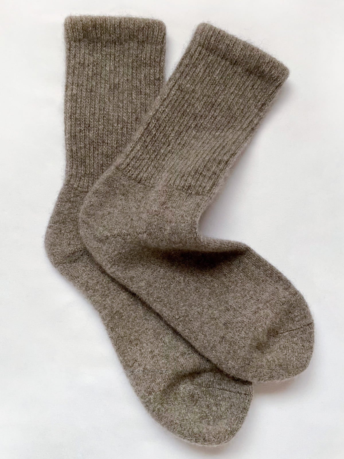 ヤク100％ リブ クルーソックス（メンズ・レディース） | 【公式